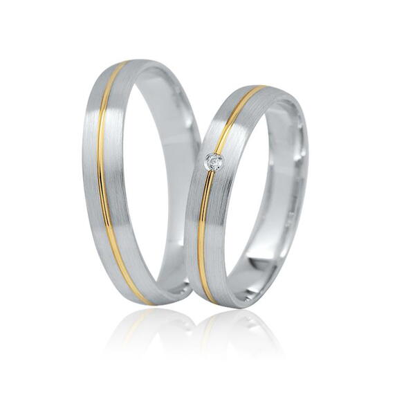Snubní prsteny z kombinovaného zlata 60J