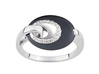 Stříbrný prsten Ultimate Ceramic ACR067NZ